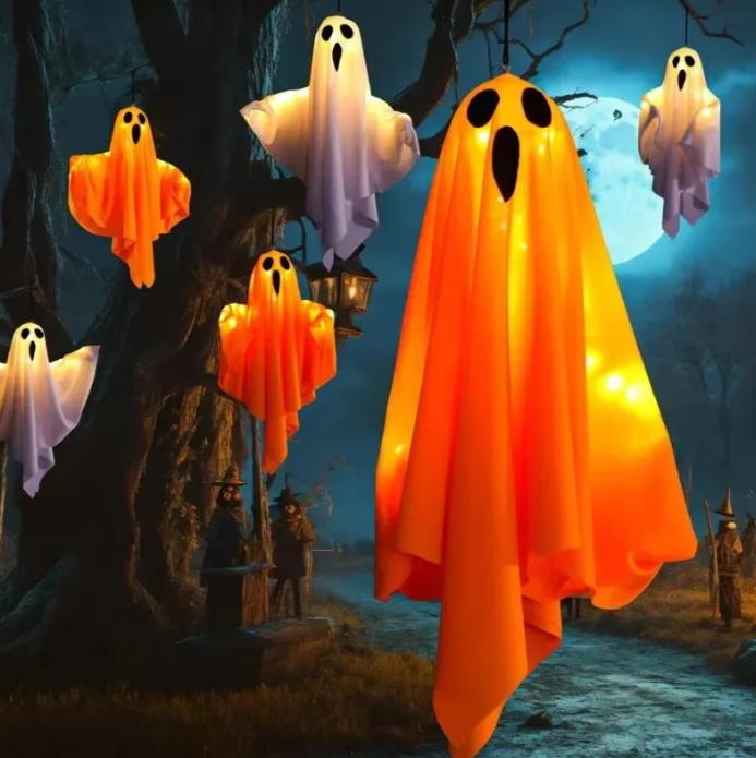 Glowing Ghost Fairy Lights